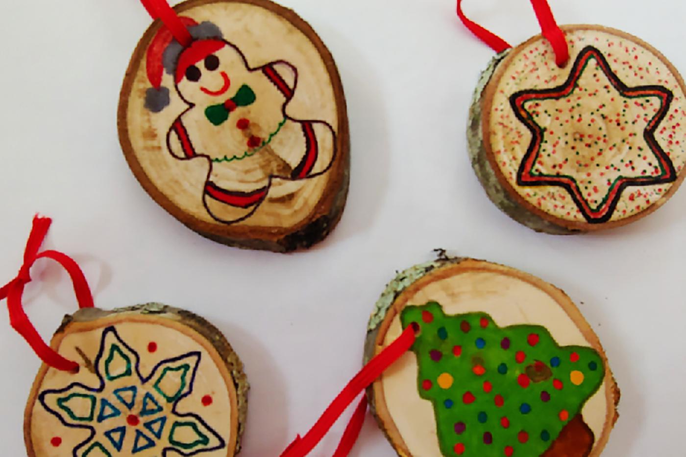 Morrow Mountain State Park Tree Cookie Ornaments › North Carolina