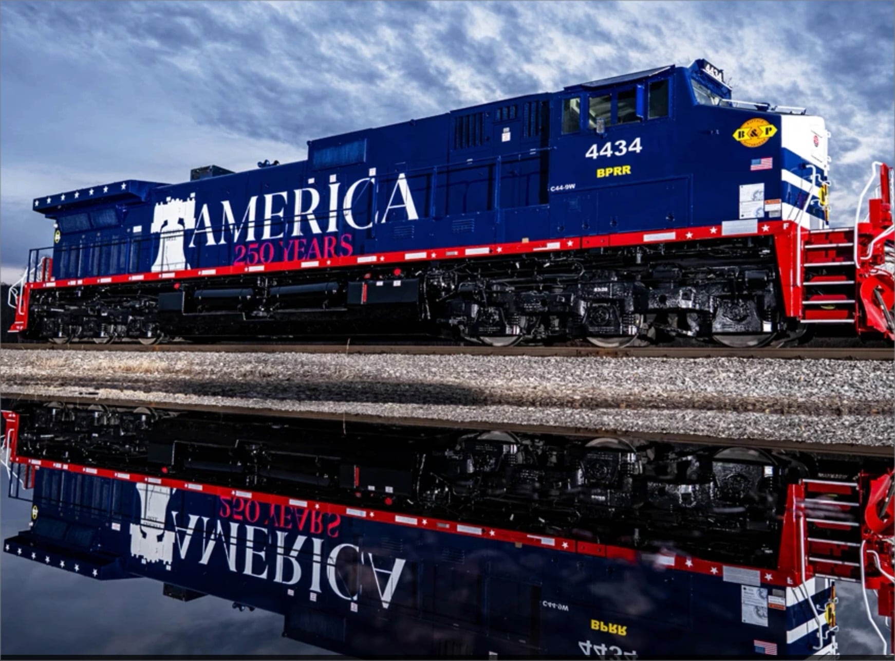 america 250 trains